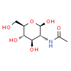 ChemSpider 2D Image | N-Acetyl-b-D-glucosamine | C8H15NO6