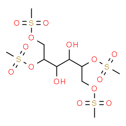 ChemSpider 2D Image | 1,2,5,6-Tetrakis-O-(methylsulfonyl)hexitol | C10H22O14S4