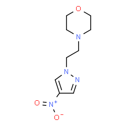 ChemSpider 2D Image | 4-[2-(4-Nitro-1H-pyrazol-1-yl)ethyl]morpholine | C9H14N4O3