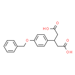 ChemSpider 2D Image | 3-(4-Benzyloxyphenyl)pentanedioic acid | C18H18O5