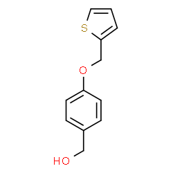 ChemSpider 2D Image | [4-(2-Thienylmethoxy)phenyl]methanol | C12H12O2S