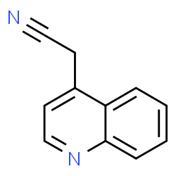 ChemSpider 2D Image | 4-Quinolinylacetonitrile | C11H8N2