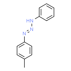 ChemSpider 2D Image | (1E)-1-(4-Methylphenyl)-3-phenyl-1-triazene | C13H13N3