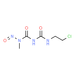 ChemSpider 2D Image | N'-(2-Chloroethyl)-N-methyl-N-nitrosodicarbonimidic diamide | C5H9ClN4O3