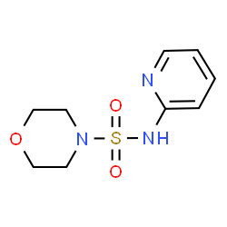 ChemSpider 2D Image | 4-morpholinesulfonamide, N-2-pyridinyl- | C9H13N3O3S