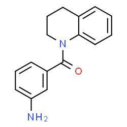 ChemSpider 2D Image | 3-(3,4-dihydro-2H-quinoline-1-carbonyl)aniline | C16H16N2O