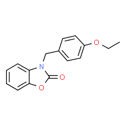 ChemSpider 2D Image | 3-(4-Ethoxy-benzyl)-3H-benzooxazol-2-one | C16H15NO3