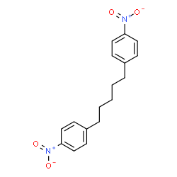 ChemSpider 2D Image | 1,1'-(1,5-Pentanediyl)bis(4-nitrobenzene) | C17H18N2O4