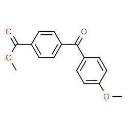 ChemSpider 2D Image | Methyl 4-(4-methoxybenzoyl)benzoate | C16H14O4