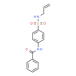 ChemSpider 2D Image | N-[4-(Allylsulfamoyl)phenyl]benzamide | C16H16N2O3S