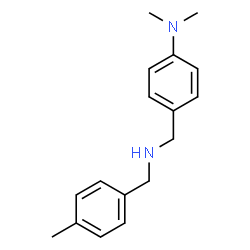 ChemSpider 2D Image | N,N-Dimethyl-4-{[(4-methylbenzyl)amino]methyl}aniline | C17H22N2