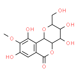 ChemSpider 2D Image | Bergenin (JAN) | C14H16O9