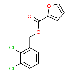 ChemSpider 2D Image | 2,3-Dichlorobenzyl 2-furoate | C12H8Cl2O3