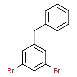 ChemSpider 2D Image | 1-Benzyl-3,5-dibromobenzene | C13H10Br2