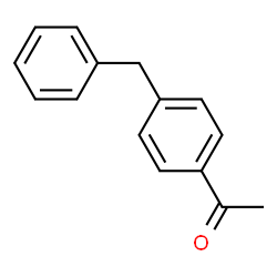 ChemSpider 2D Image | 1-(4-Benzylphenyl)ethanone | C15H14O