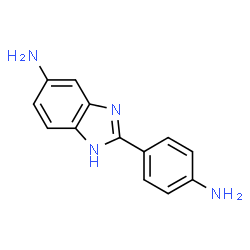 ChemSpider 2D Image | 2-(4-Aminophenyl)-5-Aminobenzimidazole | C13H12N4