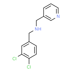 ChemSpider 2D Image | 1-(3,4-Dichlorophenyl)-N-(3-pyridinylmethyl)methanamine | C13H12Cl2N2