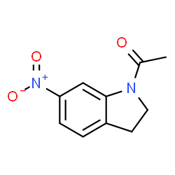 ChemSpider 2D Image | 1-Acetyl-6-nitroindoline | C10H10N2O3