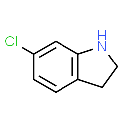 ChemSpider 2D Image | 6-Chloroindoline | C8H8ClN