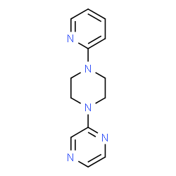 ChemSpider 2D Image | 2-[4-(2-Pyridinyl)-1-piperazinyl]pyrazine | C13H15N5