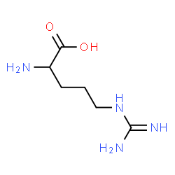 ChemSpider 2D Image | DL-Arginine | C6H14N4O2