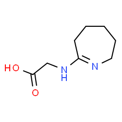 ChemSpider 2D Image | N-(3,4,5,6-Tetrahydro-2H-azepin-7-yl)glycine | C8H14N2O2