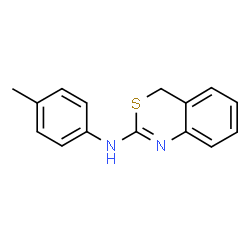 ChemSpider 2D Image | (4H-Benzo[d][1,3]thiazin-2-yl)-p-tolyl-amine | C15H14N2S