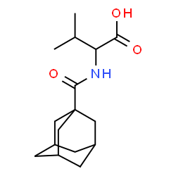 ChemSpider 2D Image | N-(Adamantan-1-ylcarbonyl)valine | C16H25NO3