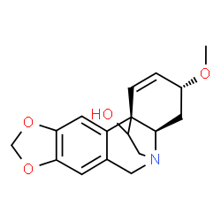 ChemSpider 2D Image | (3alpha)-3-Methoxy-1,2-didehydrocrinan-11-ol | C17H19NO4