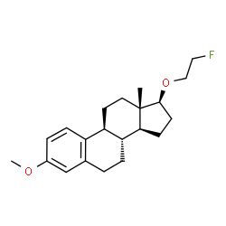 ChemSpider 2D Image | (17beta)-17-(2-Fluoroethoxy)-3-methoxyestra-1,3,5(10)-triene | C21H29FO2