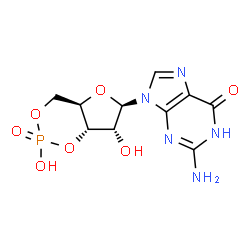 ChemSpider 2D Image | cGMP | C10H12N5O7P