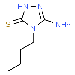 ChemSpider 2D Image | 4-Butyl-5-imino-1,2,4-triazolidine-3-thione | C6H12N4S