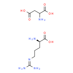 ChemSpider 2D Image | N~5~-(Diaminomethylene)-D-ornithine - aspartic acid (1:1) | C10H21N5O6