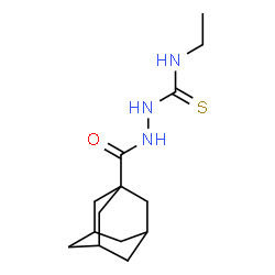 ChemSpider 2D Image | N-[(ethylcarbamothioyl)amino]adamantane-1-carboxamide | C14H23N3OS