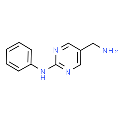 ChemSpider 2D Image | 5-(Aminomethyl)-N-phenyl-2-pyrimidinamine | C11H12N4