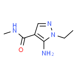 ChemSpider 2D Image | 5-amino-1-ethyl-N-methylpyrazole-4-carboxamide | C7H12N4O