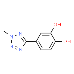 ChemSpider 2D Image | 4-(2-Methyl-2H-tetrazol-5-yl)-1,2-benzenediol | C8H8N4O2