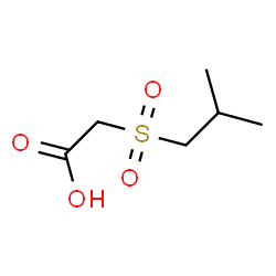 ChemSpider 2D Image | (Isobutylsulfonyl)acetic acid | C6H12O4S