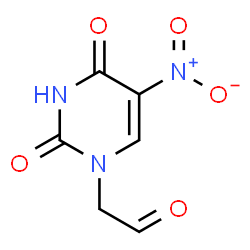 ChemSpider 2D Image | (5-Nitro-2,4-dioxo-3,4-dihydro-1(2H)-pyrimidinyl)acetaldehyde | C6H5N3O5
