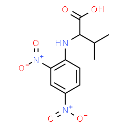 ChemSpider 2D Image | N-(2,4-Dinitrophenyl)valine | C11H13N3O6