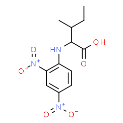 ChemSpider 2D Image | N-(2,4-Dinitrophenyl)isoleucine | C12H15N3O6
