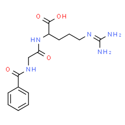 ChemSpider 2D Image | N-Benzoylglycylarginine | C15H21N5O4