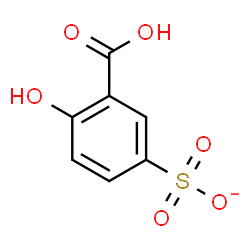 ChemSpider 2D Image | 5-sulfosalicylate | C7H5O6S