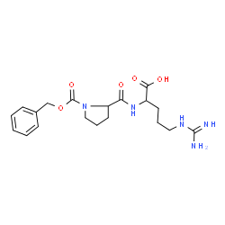 ChemSpider 2D Image | 1-[(Benzyloxy)carbonyl]prolylarginine | C19H27N5O5