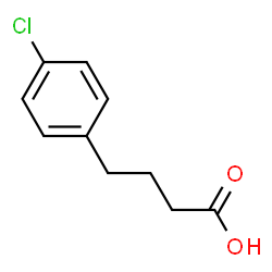 ChemSpider 2D Image | 4-(4-Chlorophenyl)butyric acid | C10H11ClO2