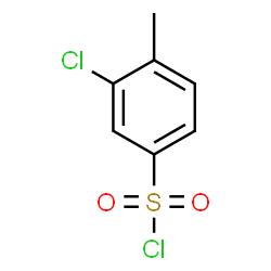 ChemSpider 2D Image | 3-Chloro-4-methylbenzenesulfonyl chloride | C7H6Cl2O2S