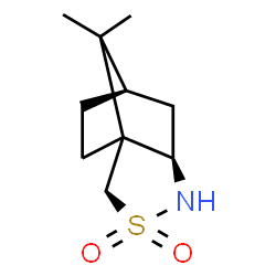 ChemSpider 2D Image | (5R,7R)-10,10-Dimethyl-3-thia-4-azatricyclo[5.2.1.0~1,5~]decane 3,3-dioxide | C10H17NO2S