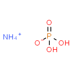 ChemSpider 2D Image | Ammonium dihydrogen phosphate | H6NO4P