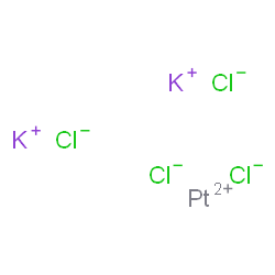 ChemSpider 2D Image | potassium tetrachloroplatinate | Cl4K2Pt