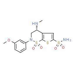 ChemSpider 2D Image | AL7089A | C14H17N3O5S3